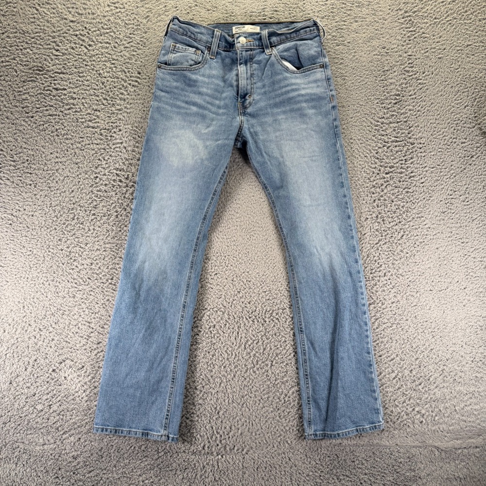 Signature By Levi's Jeans Mens 29x29 Blue Cotton Denim Bootcut Leg Faded Stretch
